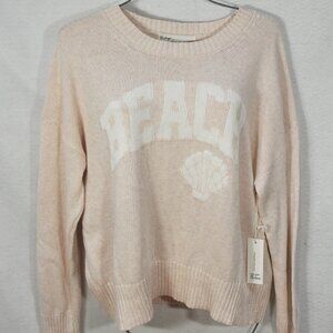 Vintage Havana Women's Sweater Size M Beach Chanpage Long Sleeve Knit Top NWT